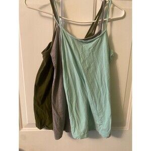 Lot of 3 three basic layering tank tops size Medium no boundaries